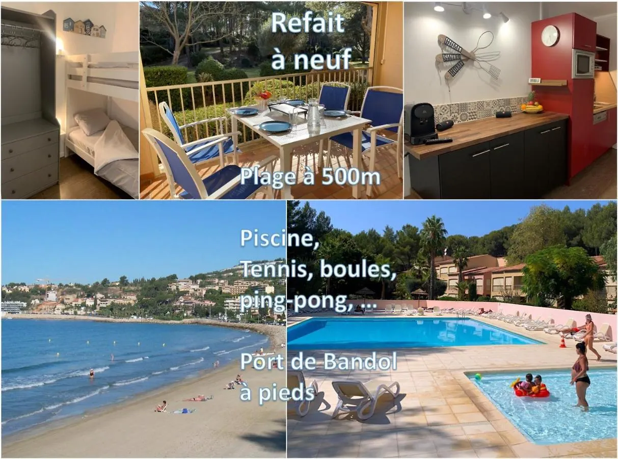 Sanary Bandol Piscine Plage Calme contacts